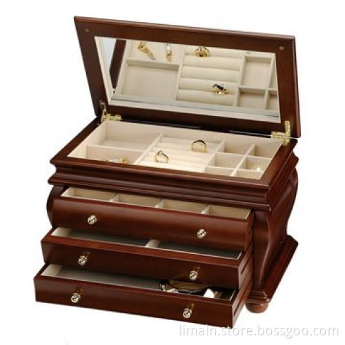 Jewelry Box, Sized 13 x 7.5 x 8.75 Inches